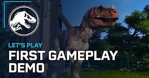 Jurassic World Evolution - First Official Gameplay Demo