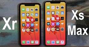 iPhone Xr vs iPhone Xs Max - Full Comparison