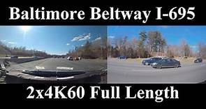 I-695 Maryland Baltimore Beltway Front and Side