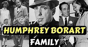 Actor Humphrey Bogart Family Photos With Wife Spouse Lauren Bacall and Children Leslie Bogart