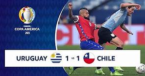 HIGHLIGHTS URUGUAY 1 - 1 CHILE | COPA AMÉRICA 2021 | 21-06-21