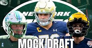 New York Jets 2024 7-Round Mock Draft | Fixing the Offensive Line