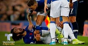 Everton vs. Tottenham: Así fue la terrible lesión de Andre Gomes | Premier League | Telemundo
