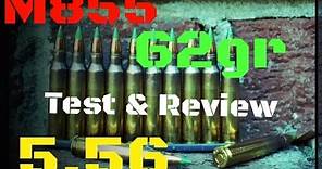 M855 5.56 NATO Green Tip Penetrator Ballistics Gel Test & Review (HD)
