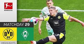Borussia Dortmund - SV Werder Bremen | 4-1 | Highlights | Matchday 29 – Bundesliga 2020/21