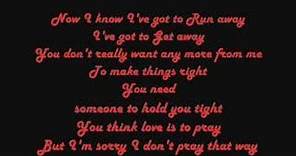 Marilyn Manson - Tainted love lyrics