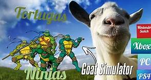 Como encontrar a las tortugas ninja en Goat simulator