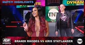 Brandi Rhodes smashes AEW’s Kris Statlander with high heel
