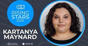 2023 CGA Rising Star Kartanya Maynard interviewed by Kate Leonard