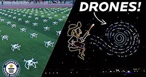 Unbelievable DRONE display - Guinness World Records