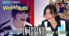 SKZ - Whisper Challenge / I.N y Hyunjin en Weekly Idol (Español Latino) | Dubstar Idols