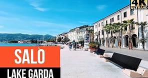 Salò - Italy, Lake Garda - walking tour | 4K