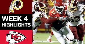 Redskins vs. Chiefs | NFL Week 4 Game Highlights