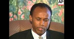 KENYA: SELF PROCLAIMED PRESIDENT OF SOMALALIA HUSSEIN AIDID INTERVIEW