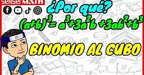 💥¿Por qué (a+b)3=a3+3a2b+3ab2+b3? BINOMIO AL CUBO | Introducción Productos Notables