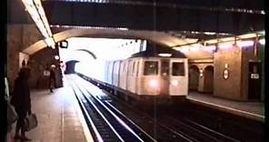 London Underground Bayswater 1990 District Line