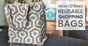 How to Make Reusable Shopping Bags