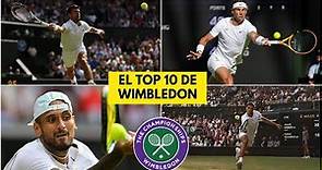 TOP 10 DE WIMBLEDON 2022. Novak Djokovic, Rafael Nadal, Kyrgios y Alcaraz enamoraron con su tenis