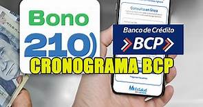 Bono 210 Bcp Cronograma Hoy Salio Informate