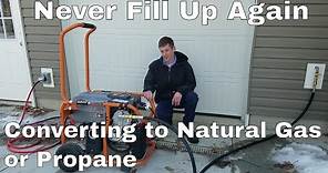 How To Convert Your Generator to Natural Gas or Propane