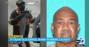 Convicted bank robber arrested in Sun Valley bank robbery
