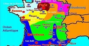 Carte France---Leçon 1 La géographie de la France