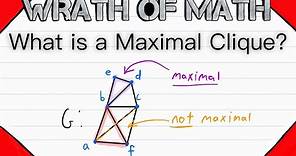 What is a Maximal Clique? | Graph Theory, Cliques, Maximal Cliques