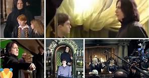 Alan Rickman Behind the Scenes of Harry Potter - Best Compilation