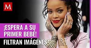 ¡Rihanna espera a su primer bebé! Filtran imágenes de la famosa embarazada junto a ASAP Rocky