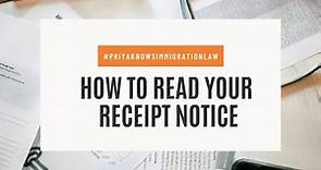 How to read your receipt notice (I-797A) | USCIS | The Alagiri Law Firm