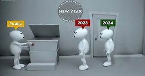 Happy New Year 2024 Funny meme ~ Edits MukeshG
