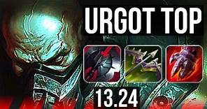 URGOT vs OLAF (TOP) | Rank 5 Urgot, 5/1/4, 400+ games | NA Challenger | 13.24