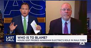 Rep. Morgan Griffith talks House GOP's probe into Hawaiian Electric's role in Maui fires