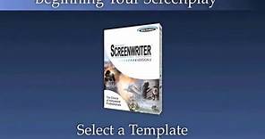 Beginning Your Screenplay: Select Script Template 1/3