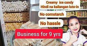 How to make creamy ice candy with complete coasting[business ideas with sari sari store]tweetiebird