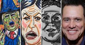 Jim Carrey under fire for controversial paintings