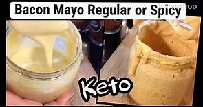 How to Make Keto Bacon Mayo | Carnivore Baconnaise | Spicy Bacon Mayo | Bacon Mayo Recipe