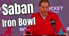 Nick Saban Press Conference ahead of Auburn Tigers | Previews 2023 Iron Bowl