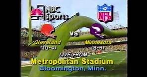 1980 Week 15 - Browns vs Vikings