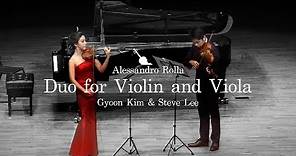 Alessandro Rolla: Duo for Violin and Viola