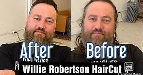 Willie Robertson Gets First Haircut in 17 Years ( Hair Cut Transformation )