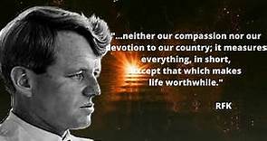 ROBERT F. KENNEDY INSPIRATIONAL QUOTES | RFK Quotes