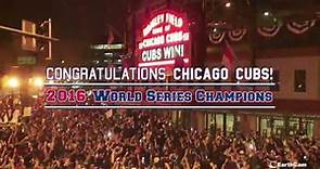 Chicago Cubs World Series Champs Celebration at Wrigley Field