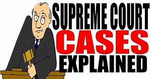 Supreme Court Cases For Dummies: US History Review