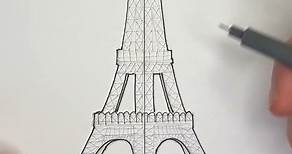 How To Draw Eiffel Tower