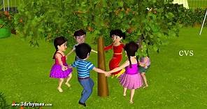 Here We Go Round The Mulberry Bush - 3D Animation Nursery Rhymes for Children