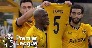 Max Kilman gives Wolves lead v. Everton, honors Mario Lemina's father | Premier League | NBC Sports