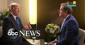 Piers Morgan interviewed President Trump