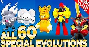 All 60 Special Evolutions in Pokemon Scarlet and Violet
