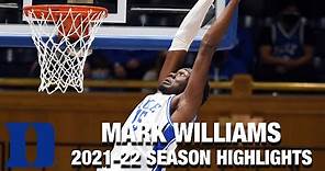 Mark Williams Regular Season Highlights | Duke Center